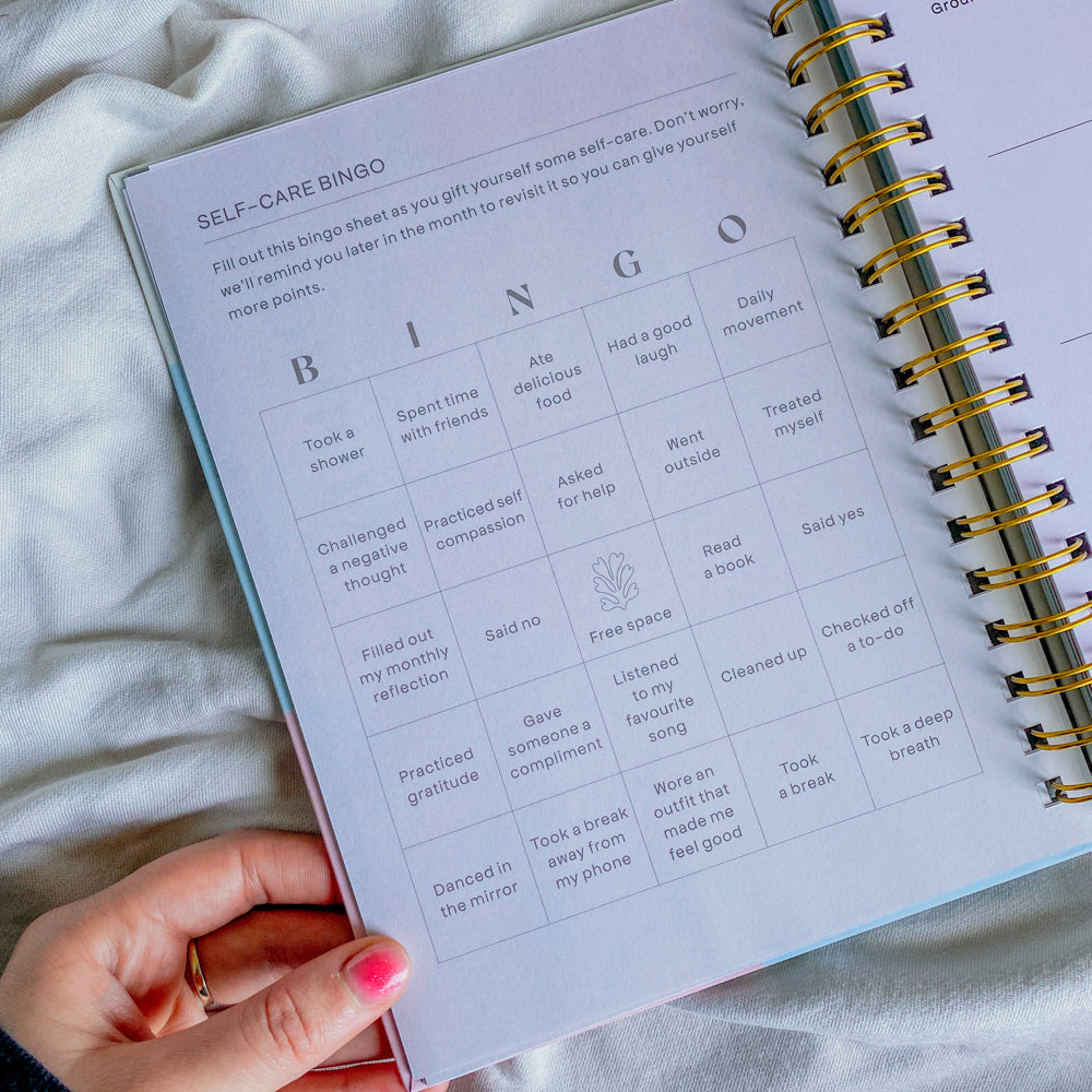 Self Care BINGO Worksheet - Cheeky Peach Designs