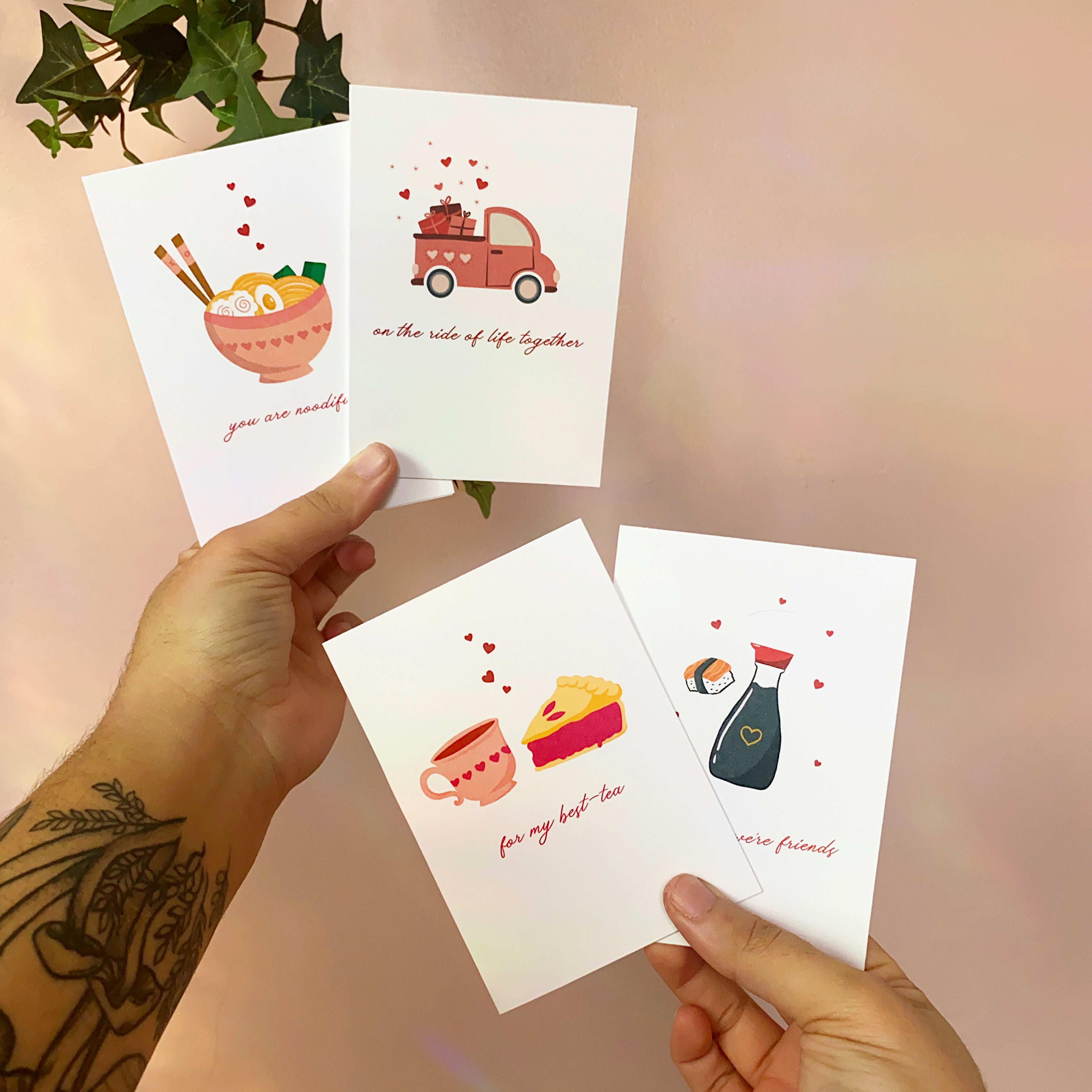 On the Ride of Life | Mini Greeting Card - Cheeky Peach Designs