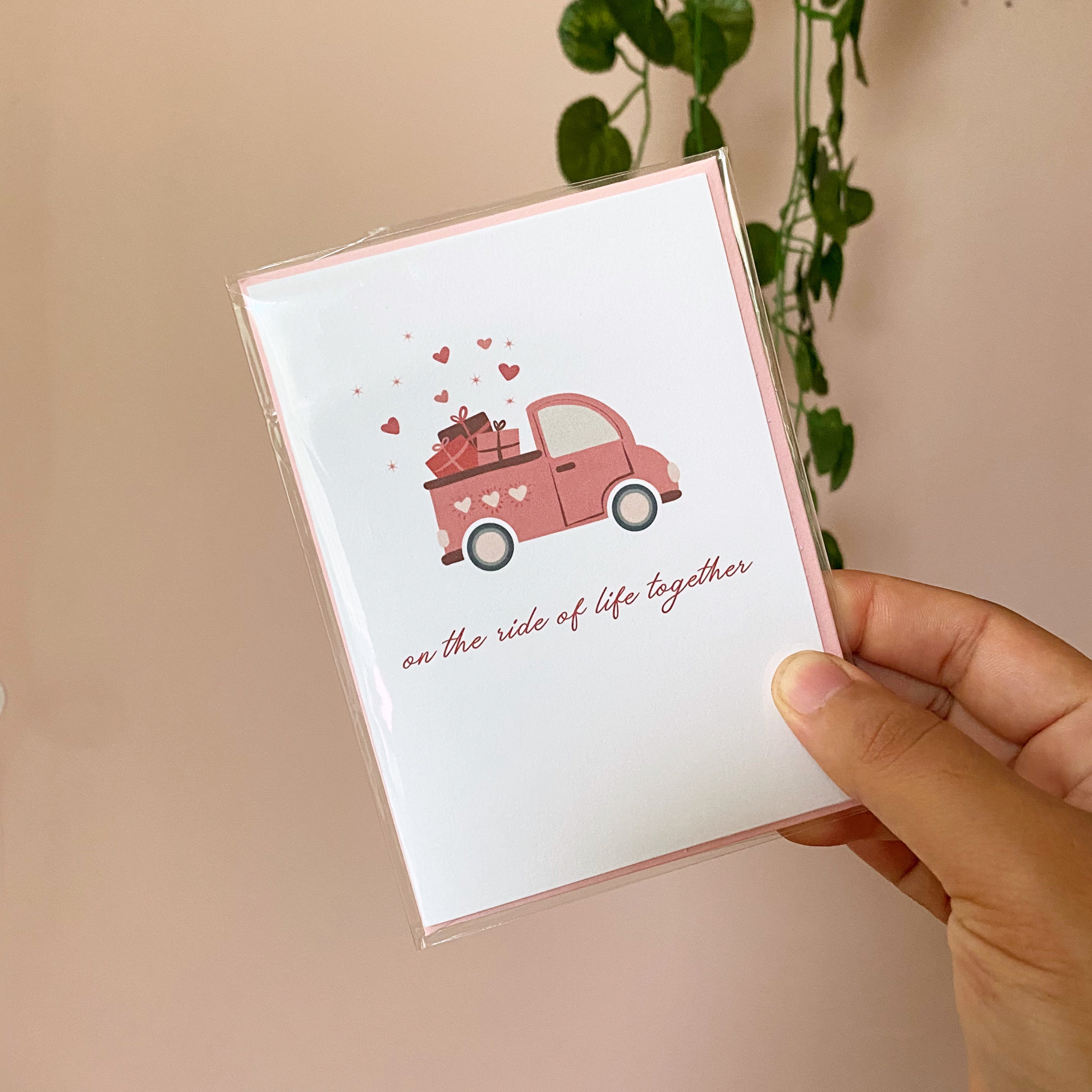 On the Ride of Life | Mini Greeting Card - Cheeky Peach Designs
