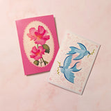 Feathered Friends | Sparrow Bird Mini Greeting Card