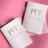 You're Not Old, You're Vintage Mini Birthday Greeting Card - Cheeky Peach Designs 