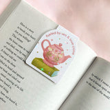 Fueled by Tea & True Crime | Magnetic Bookmark