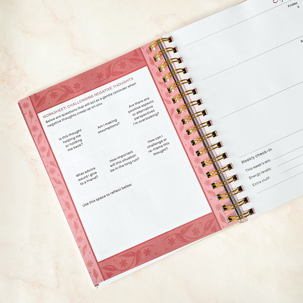 2025 Mindful Planner | 12 Month Agenda - Cheeky Peach Designs 