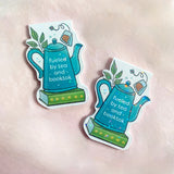 Fueled by Tea and BookTok | Magnetic Bookmark
