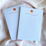 Good Things Celestial Lined Notepad | 5"x7" - Cheeky Peach Designs 