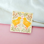Little Ones vinyl sticker with sparkly waterproof finish, front view