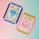 Tea Pot Art Print (7"x9")