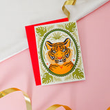 Easy Tiger Mini Greeting Card