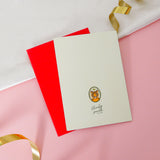 Easy Tiger Mini Greeting Card