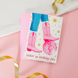 Kickin' Up Birthday Fun Mini Greeting Card