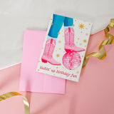 Kickin' Up Birthday Fun Mini Greeting Card