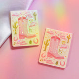 Kickin’ It in Pink | Cowboy Boot Magnetic Bookmark