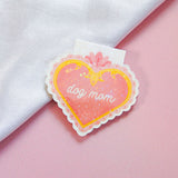 Paw-some Dog Mom Heart | Magnetic Bookmark
