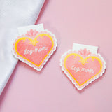 Paw-some Dog Mom Heart | Magnetic Bookmark