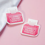 Cuties Cry Over Books Too | Magnetic Bookmark