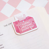 Cuties Cry Over Books Too | Magnetic Bookmark