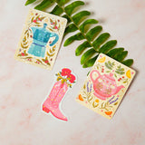 Wild Rose Boot Sticker