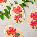 Petals in Pink Floral Sticker