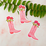 Wild Rose Boot Sticker