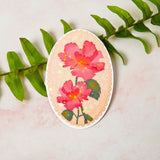 Petals in Pink Floral Sticker