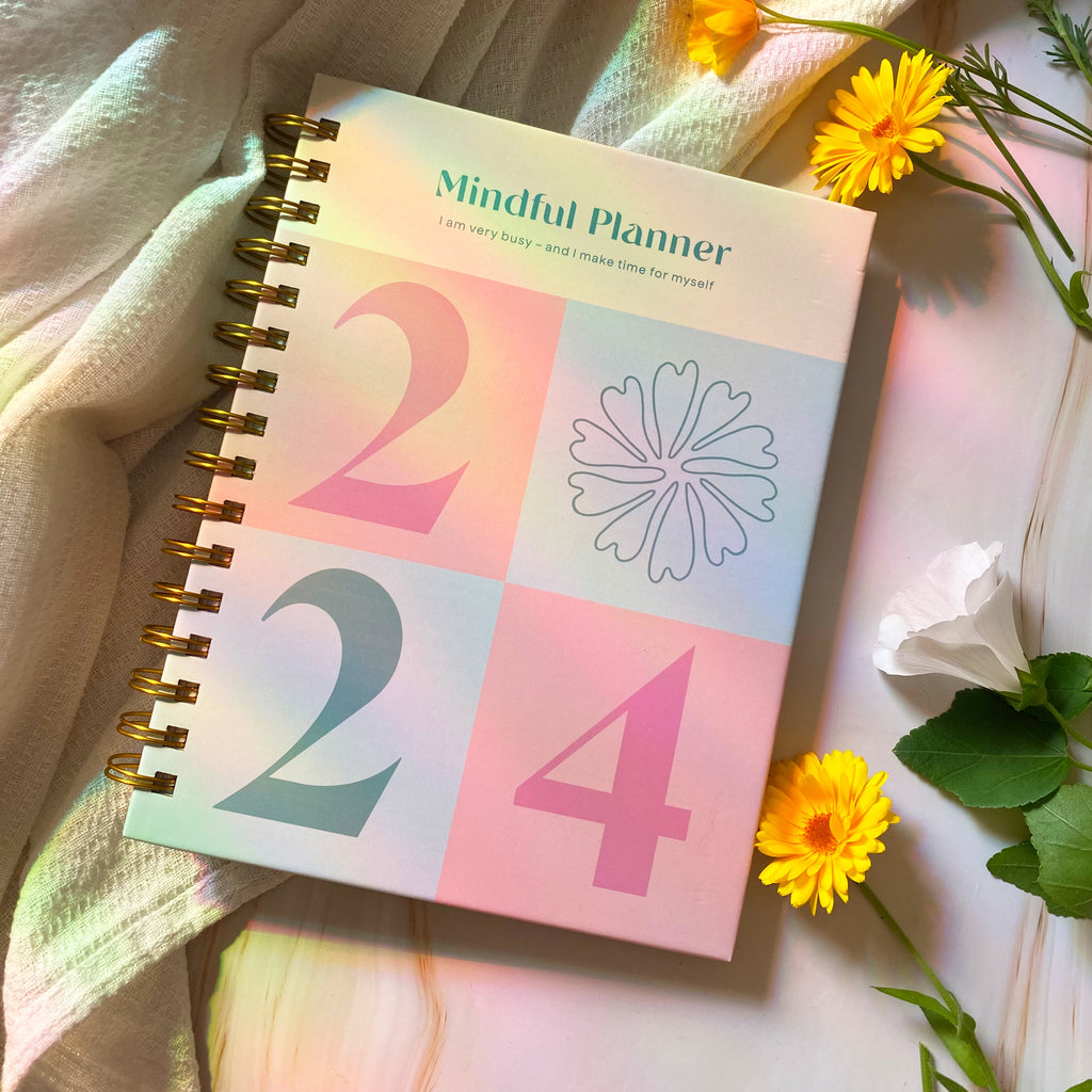 2024 Mindful Planner  12 Month Agenda – Cheeky Peach Designs