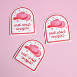 East Coast Cowgirl Sticker