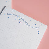 Grow and Learn Celestial Bullet Notepad | 5"x7"