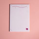 Best for Me Blank Celestial Notepad | 5"x7"