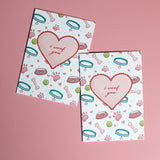 I Woof You Mini Greeting Card