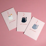 You Are Purfect Mini Greeting Card