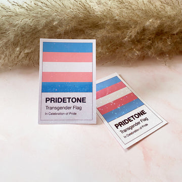 Pridetone Transgender Flag | Pride Sticker - Cheeky Peach Designs 
