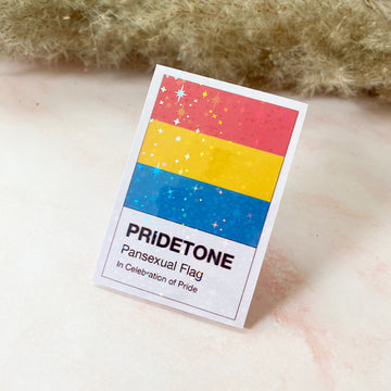 Pridetone Pansexual Flag | Pride Sticker - Cheeky Peach Designs 