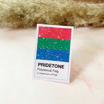 Pridetone Polysexual Pride Flag | Pride Sticker - Cheeky Peach Designs 