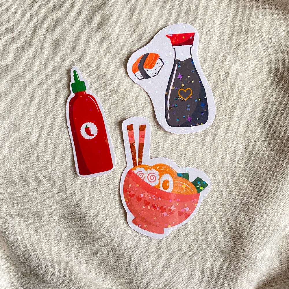 Soy Glad We're Friends Sticker - Cheeky Peach Designs 