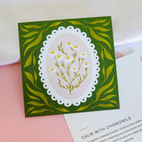 Calm with Chamomile Mini Art Print (4"x4")