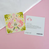 Tidal Duet Shrimp Mini Art Print (4"x4")