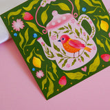 Song of Stillness Teapot Mini Art Print (4"x4")