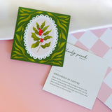 Grounded in Coffee Mini Art Print (4"x4")