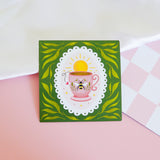 Everyday Rituals Tea Cup Mini Art Print (4"x4")