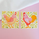 Call of the Rooster Mini Art Print (4"x4")