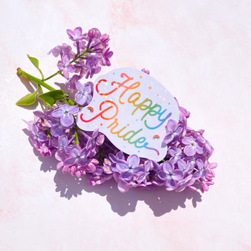 Happy Pride | Pride Sticker - Cheeky Peach Designs 
