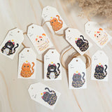 Holiday Cats Gift Tags (Set of 10)