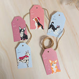 Dog Holiday Gift Tags (Set of 10)