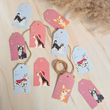 Dog Holiday Gift Tags (Set of 10)
