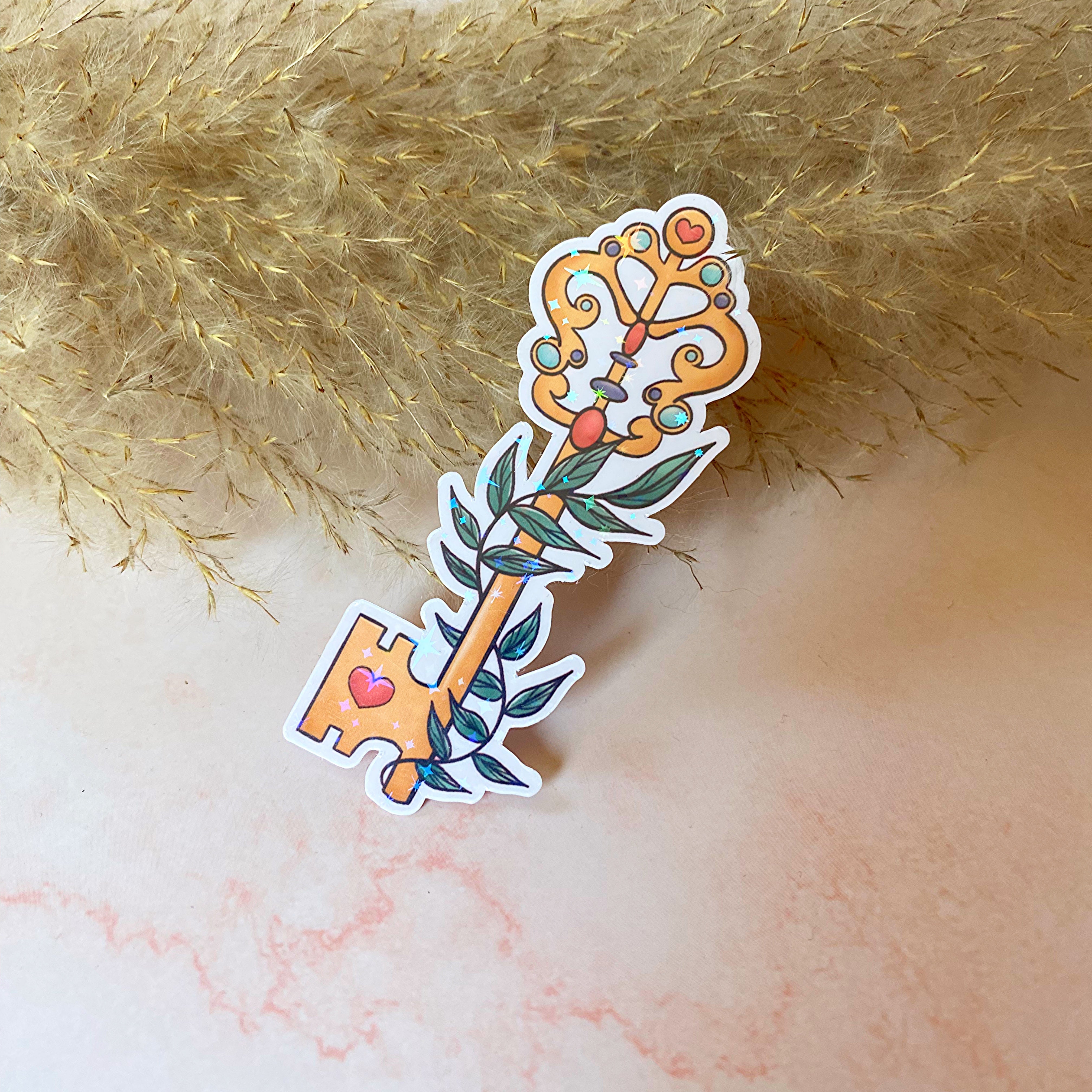 Key. Shop Sticker Design Vintage Key Sticker – Cheeky Peach Designs