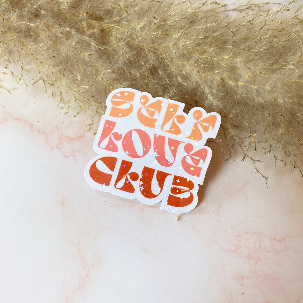 Self Love Club Sticker - Cheeky Peach Designs 
