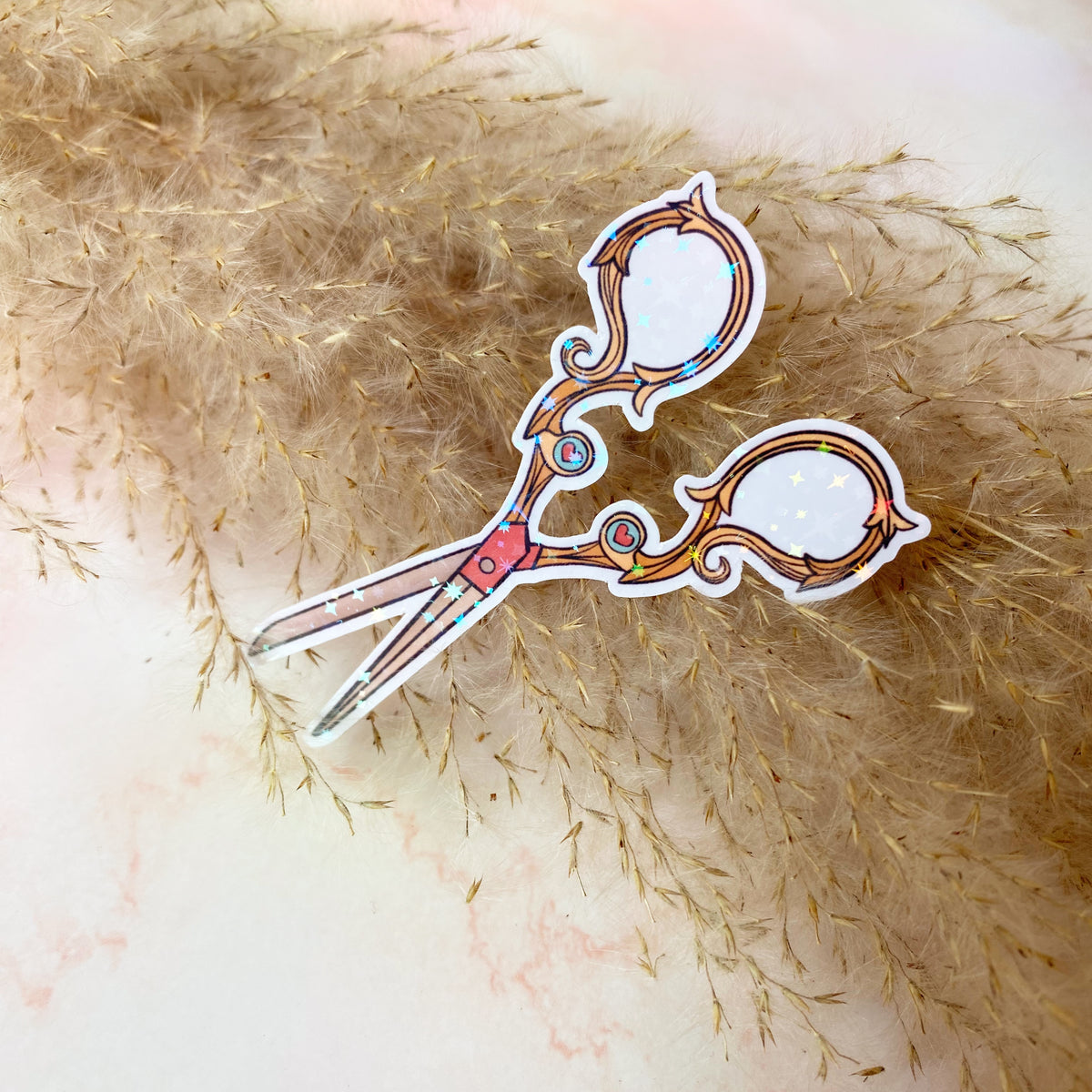 Vintage Scissors Sticker – Cheeky Peach Designs