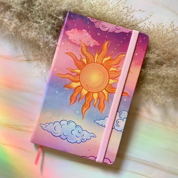 Dreamer Sun Journal | Hard Cover | Notebook - Cheeky Peach Designs 