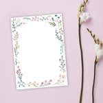 Spring Bloom Blank Notepad | 5"x7" - Cheeky Peach Designs 