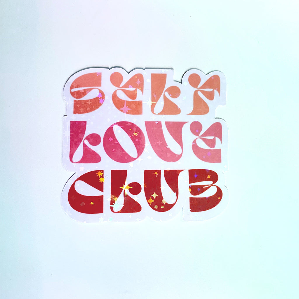Self Love Club Sticker - Cheeky Peach Designs 